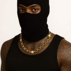 Multi Gemstone Chain 18k